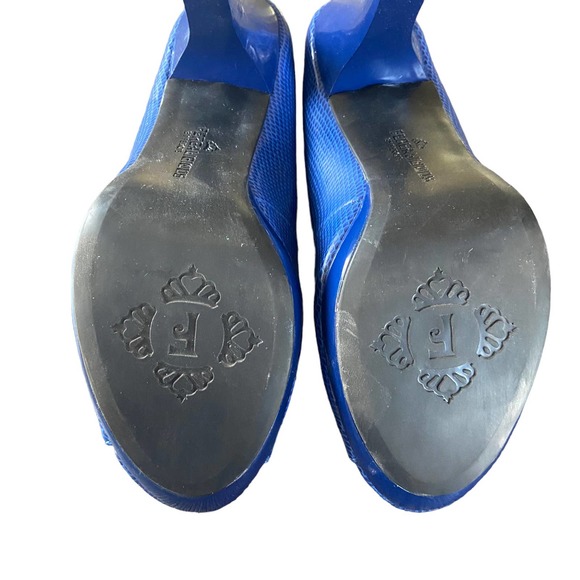 Fergalicious Blue Size 10 Heels - Picture 10 of 13